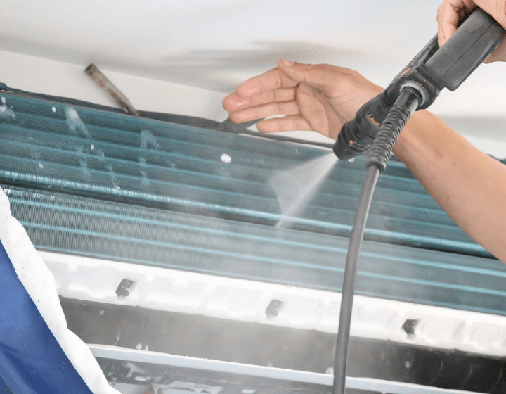 Air conditioning mould cleaning
